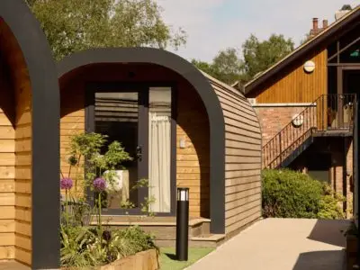 Woodland pod village Woodland pod village