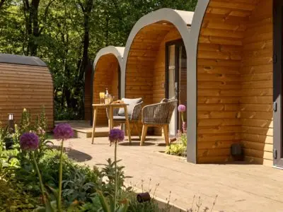 Woodland pod village Woodland pod village